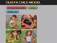 Tablet Screenshot of olesyamodel.com